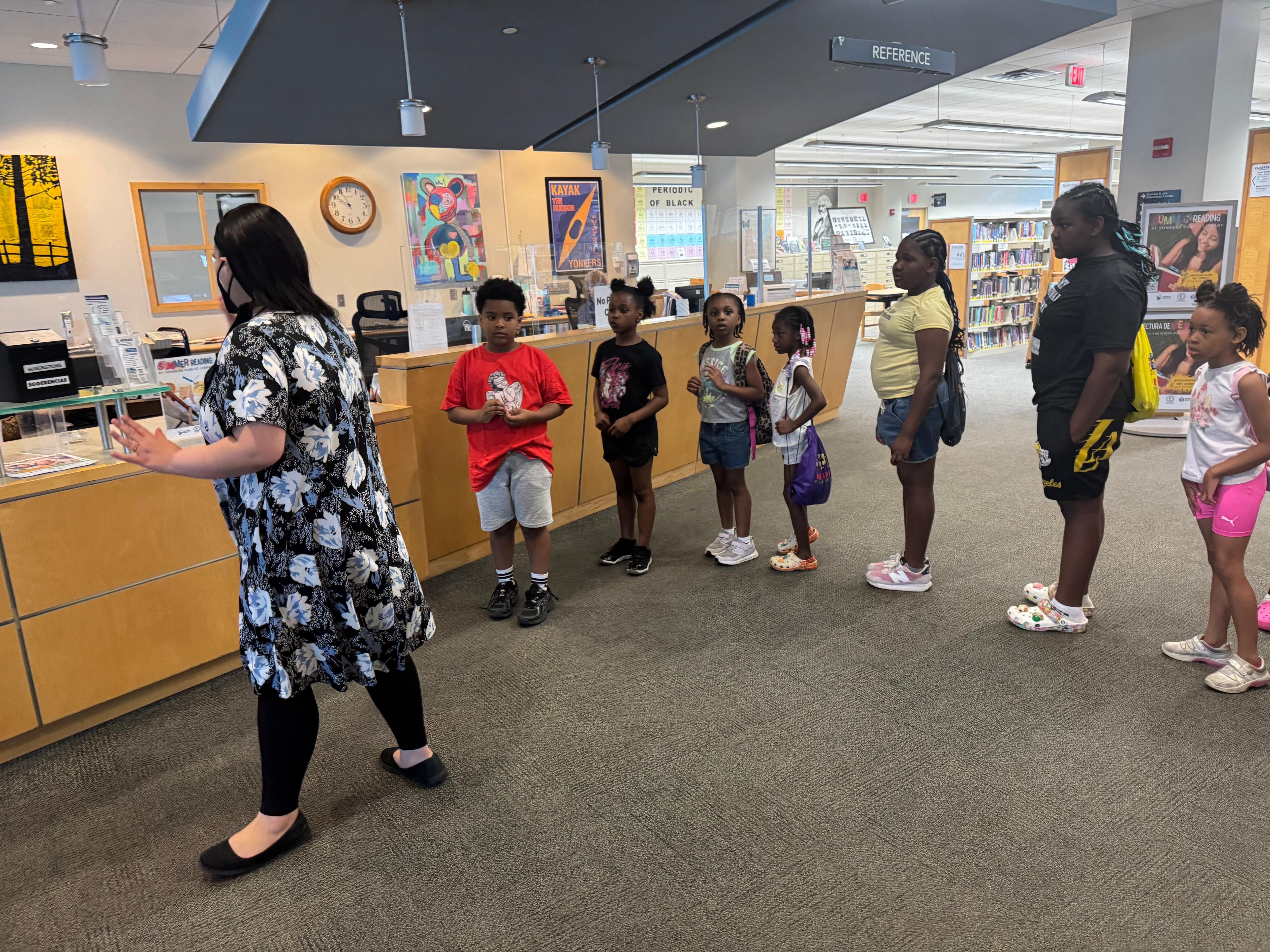 Library field trip — exploring books and learning at Yonkers Public Library