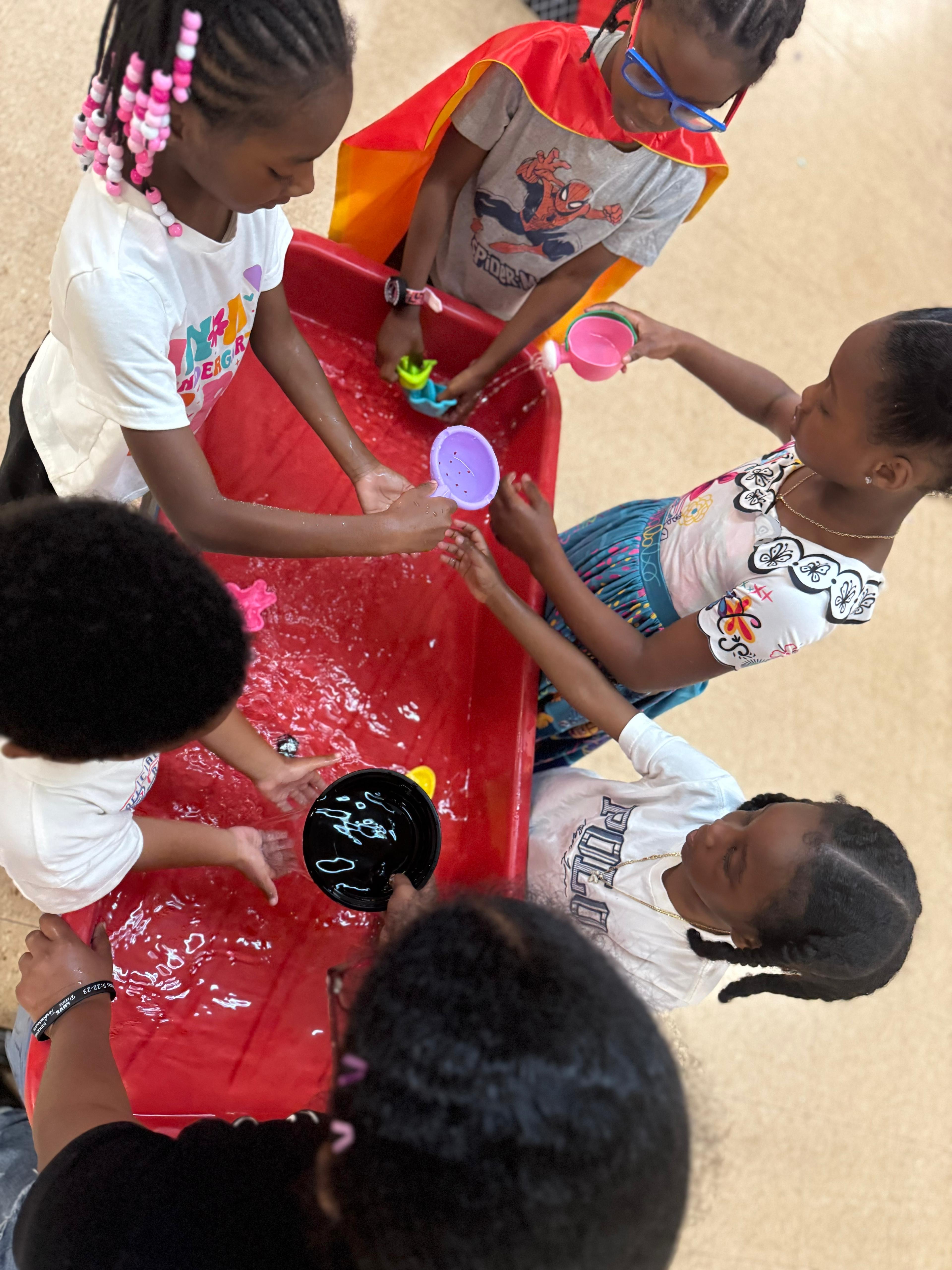 Water table science play — exploring cause and effect through hands-on fun