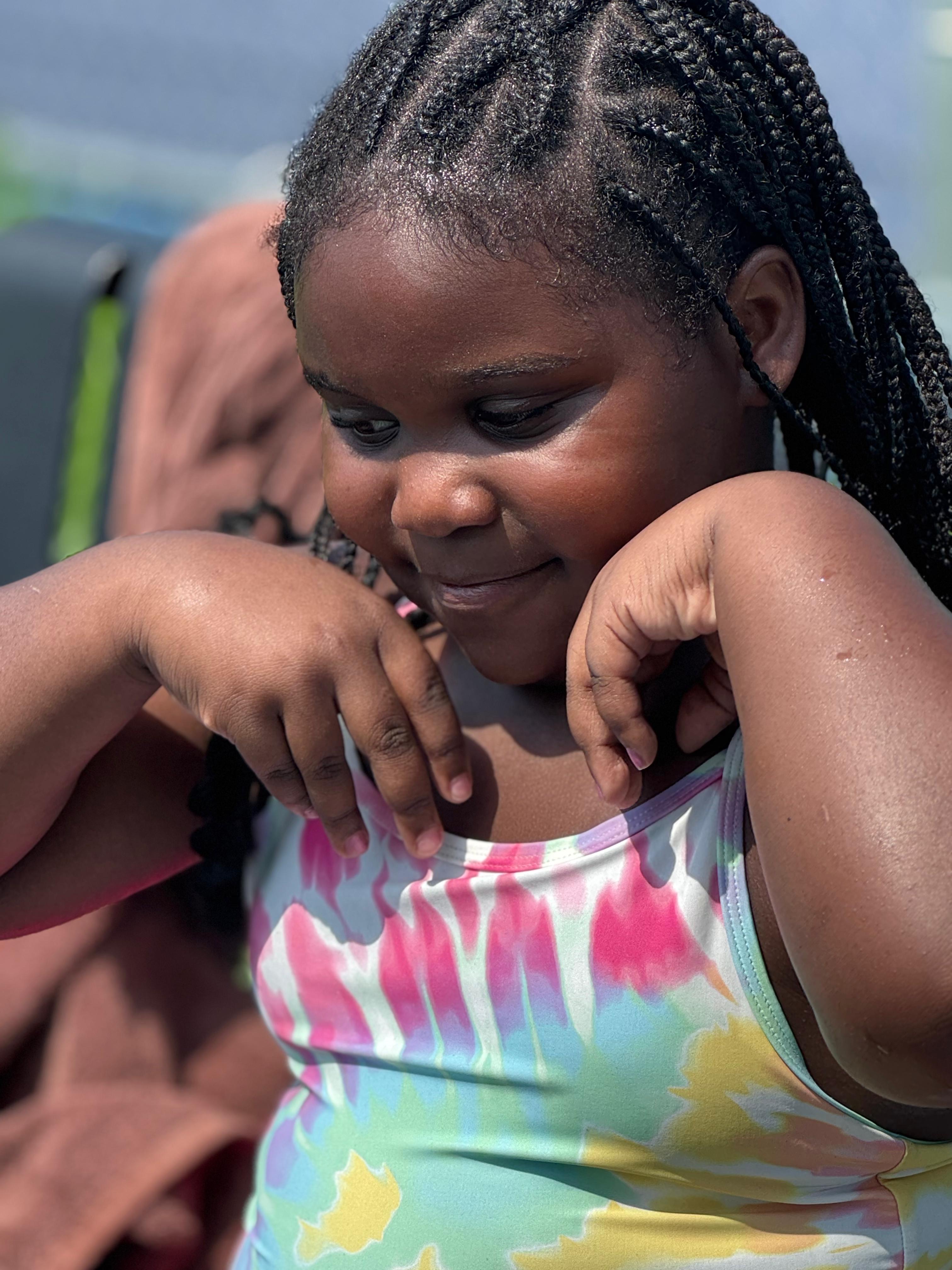 A moment of happiness during our summer camp outdoor activities